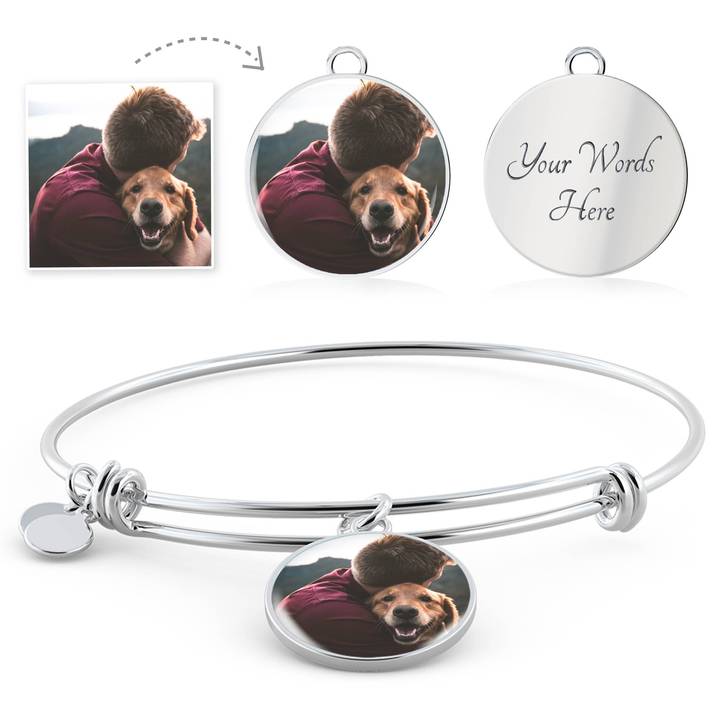 Personalized Photo charm Bracelet- Best Gift For Women