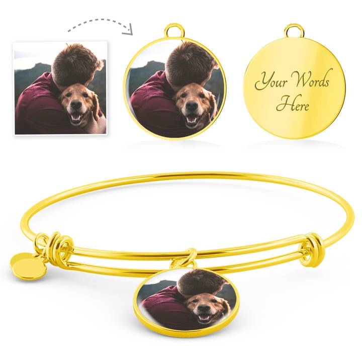 Personalized Photo charm Bracelet- Best Gift For Women
