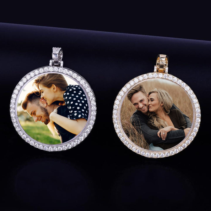 Personalized Photo Medallions Necklace Christmas Gifts For Boyfriend