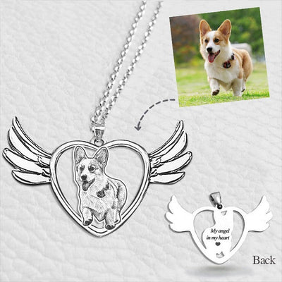 Personalized Pet Jewelry-Pet Photo Necklace-Custom Pet Necklace