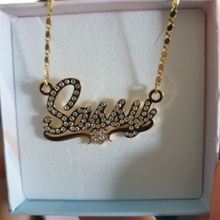 Personalized Stainless Custom Name Necklaces -Pendant Letters Necklace for Women