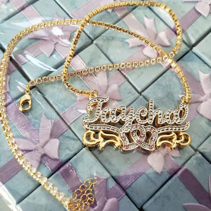 Customized Name Necklace-3D Name Necklace-Gifts For Women