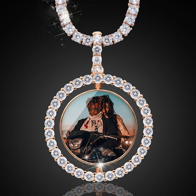 Double Sided Picture Pendant-Custom Medallion Necklace