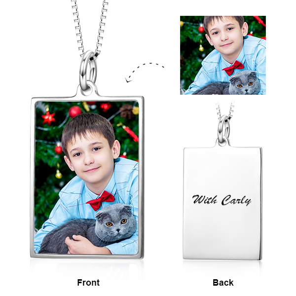 Personalized Photo Necklace- Best Women&