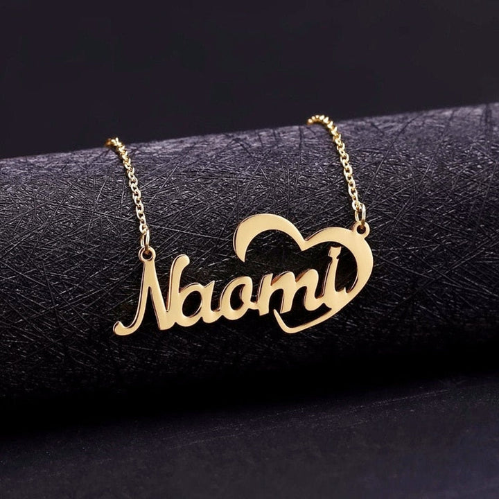 Personalized Heart Name Necklace