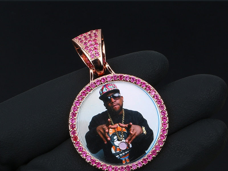 Crystal Pendant - Custom Photo Necklace- Necklace With Picture In It