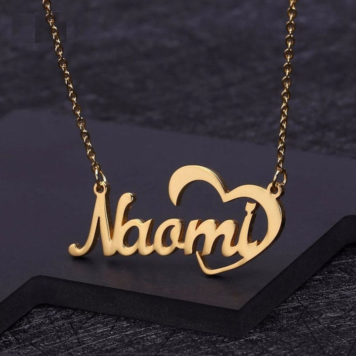 Personalized Heart Name Necklace