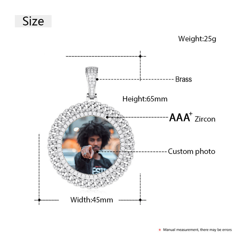 Custom Photo Memory Medallions- Hip Hop Jewelry