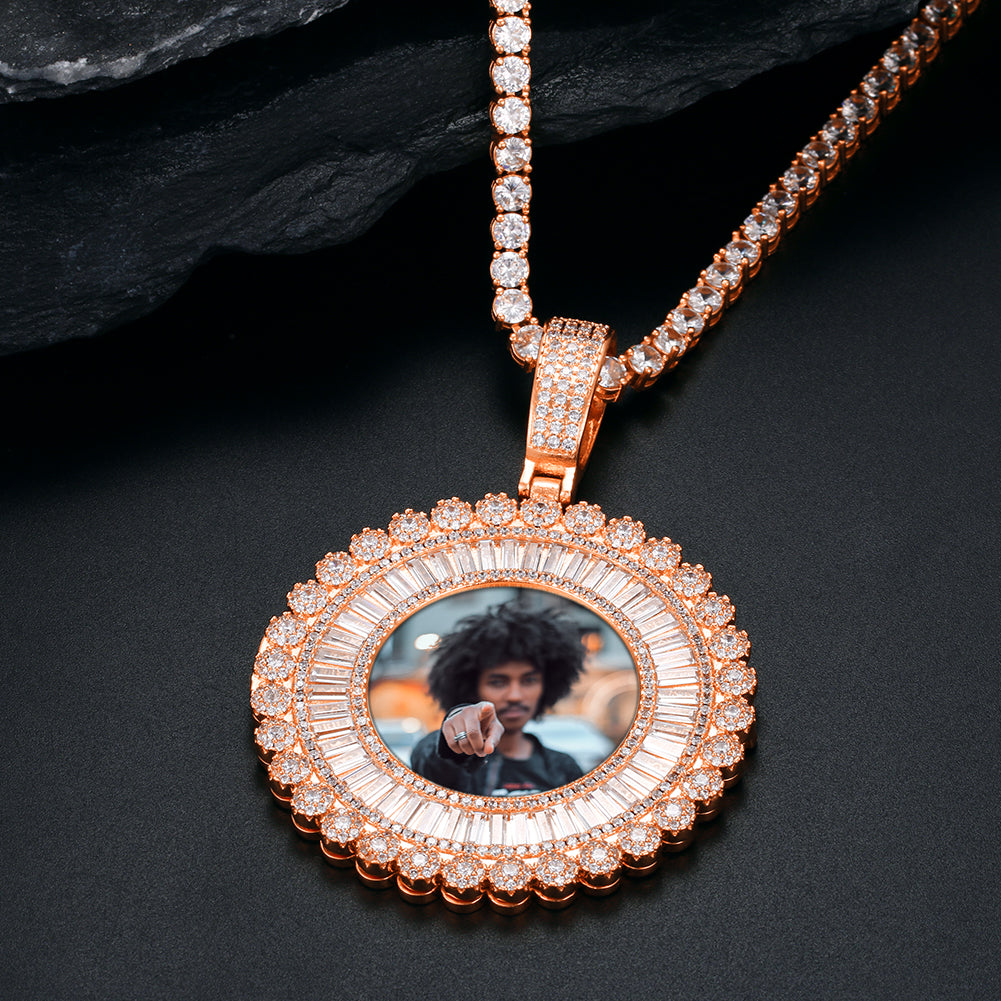 Photo Pendant Necklace- Hip Hop Necklace For Men
