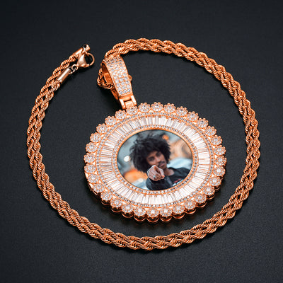 Photo Pendant Necklace- Hip Hop Necklace For Men