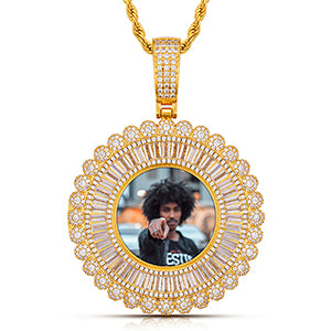 Photo Pendant Necklace- Hip Hop Necklace For Men