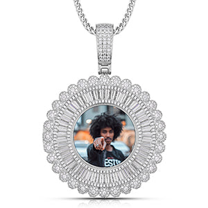 Photo Pendant Necklace- Hip Hop Necklace For Men