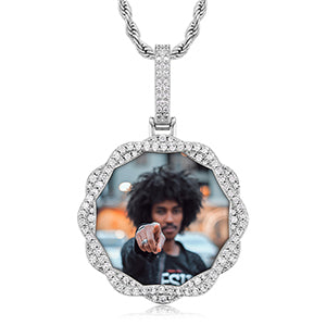 Necklace With Picture Inside- Christmas Gifts For Men-Anniversary Gifts For Him