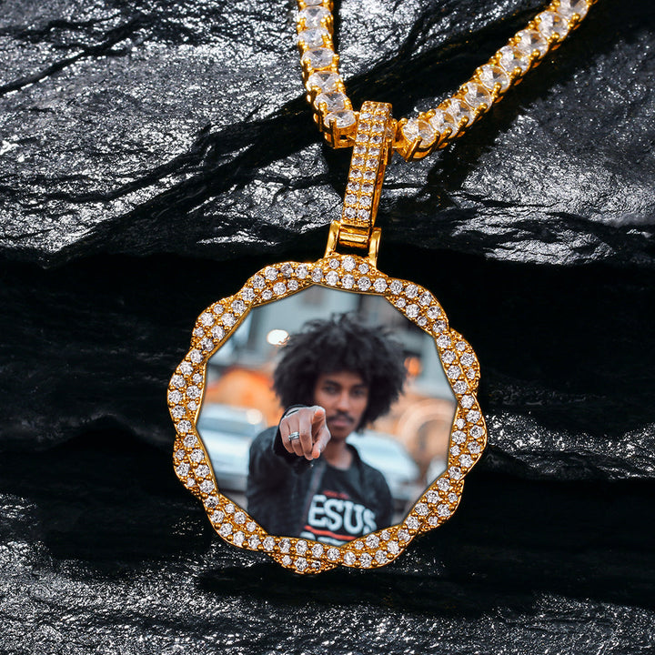 Necklace With Picture Inside- Christmas Gifts For Men-Anniversary Gifts For Him