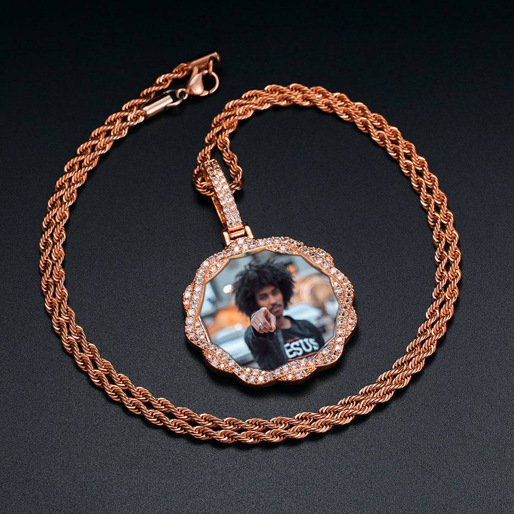 Necklace With Picture Inside- Christmas Gifts For Men-Anniversary Gifts For Him