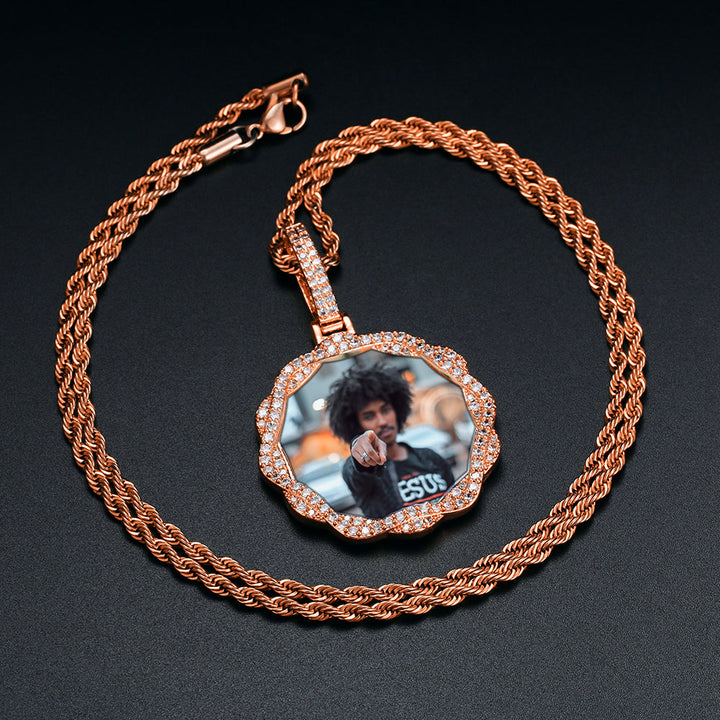 Necklace With Picture Inside- Christmas Gifts For Men-Anniversary Gifts For Him