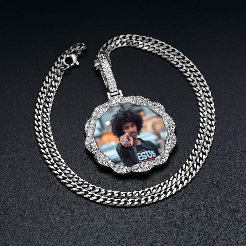 Necklace With Picture Inside- Christmas Gifts For Men-Anniversary Gifts For Him