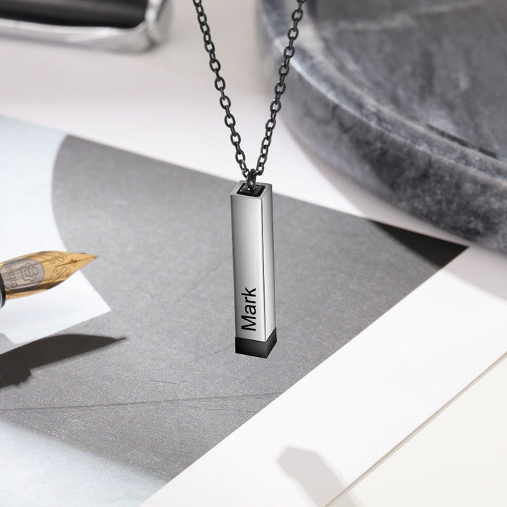 Brand New Custom Vertical Bar Name Necklace - Vertical Bar Couple Name Necklace