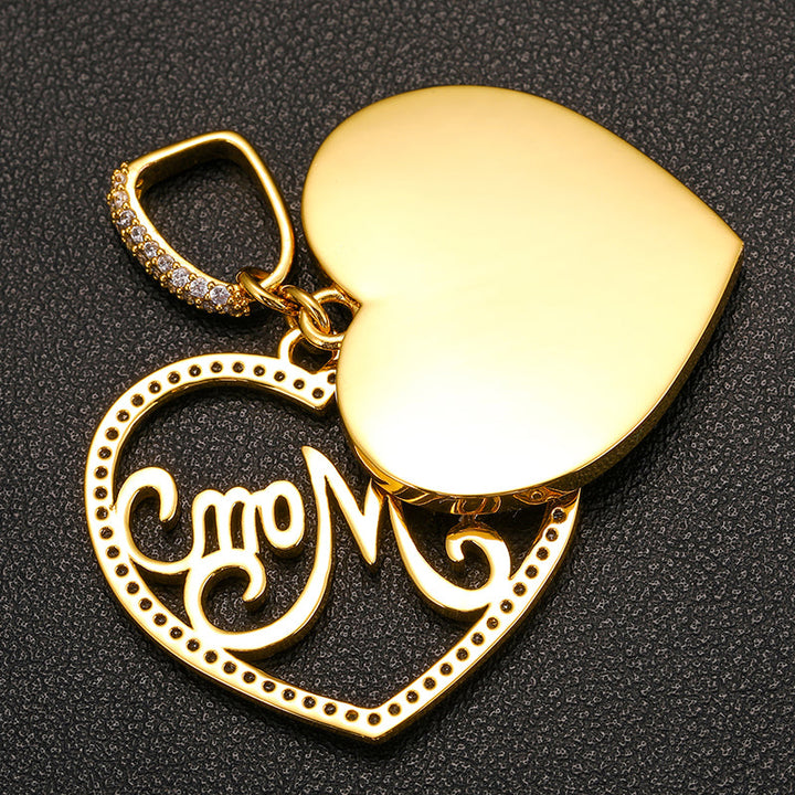 Necklace For Mom-Mom Necklaces-Birthday Gifts For Mom-Moissanite Pendant Necklace