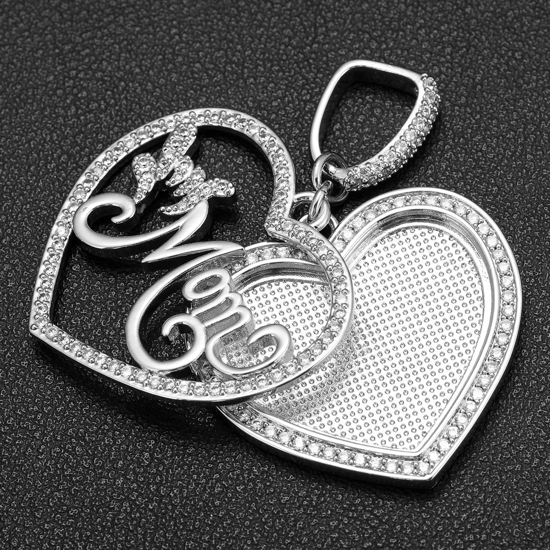 Necklace For Mom-Mom Necklaces-Birthday Gifts For Mom-Moissanite Pendant Necklace