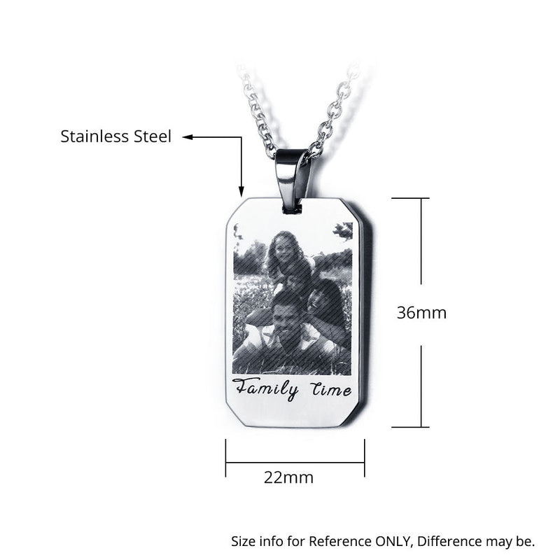 Personalized Dog Tag Necklace-Mothers Day Gift For Grandmom