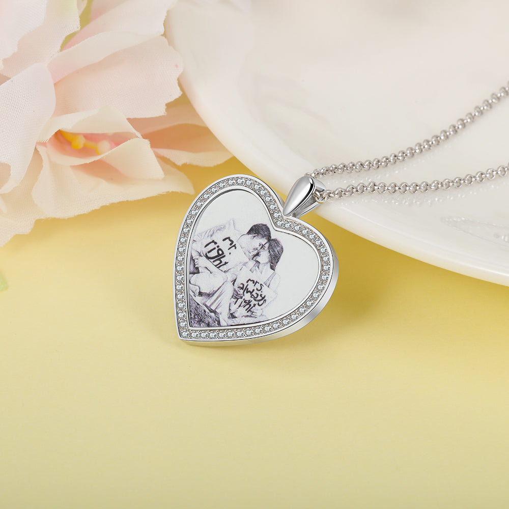 photo necklace for her