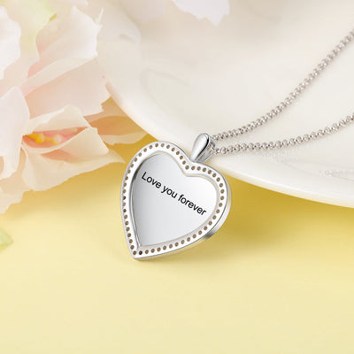 heart necklace for her