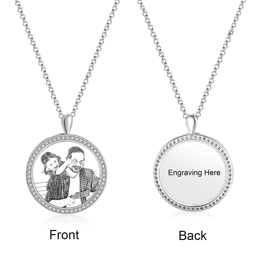 custom photo necklace