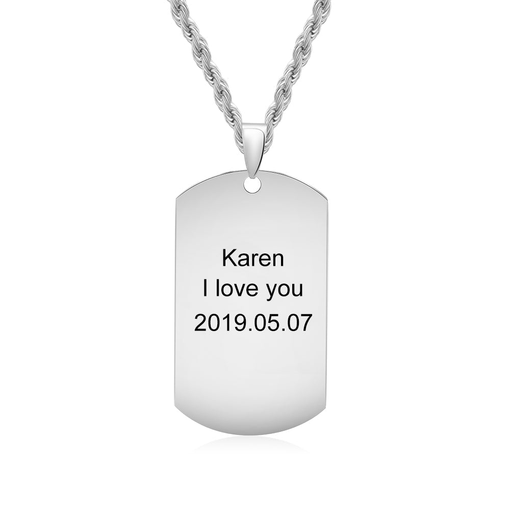 dog tag necklace