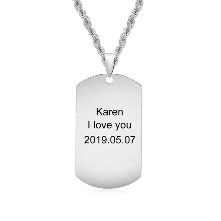 dog tag necklace