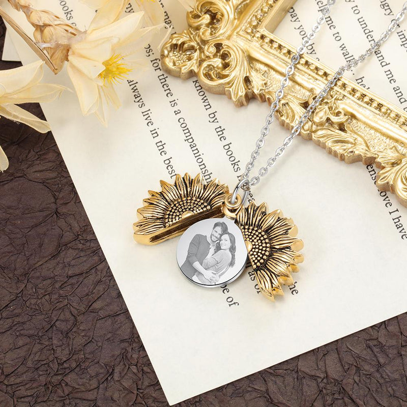 Sunflower Necklace- Gifts For My Wife