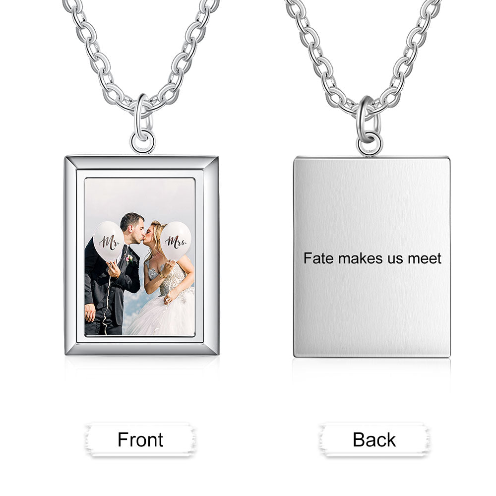 custom photo necklace