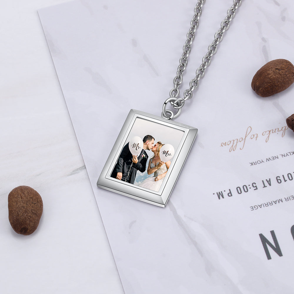 custom photo necklace