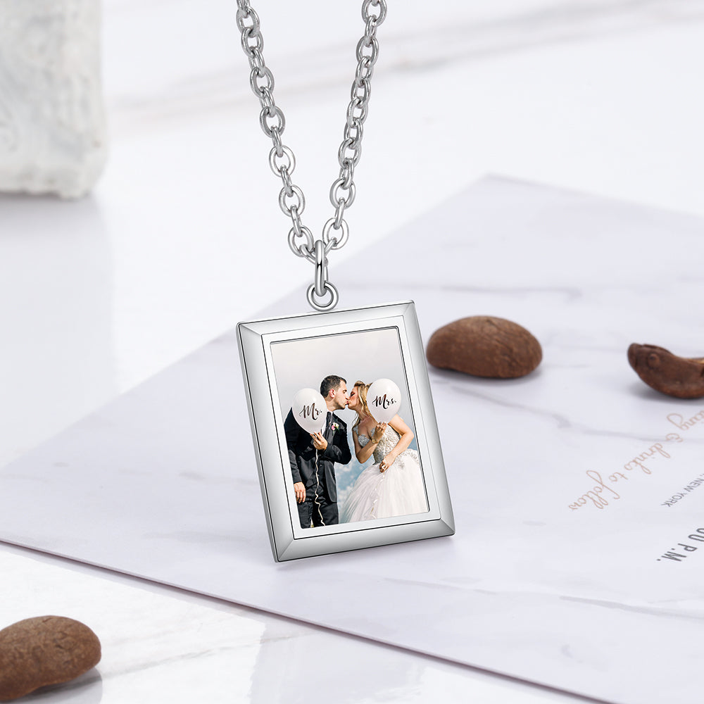 custom photo necklace