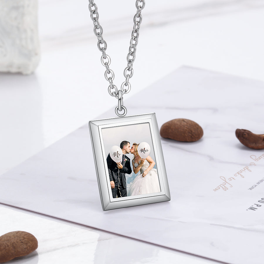custom photo necklace
