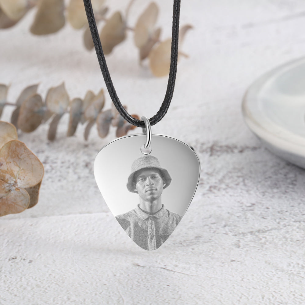 custom photo necklace for men