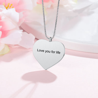 Personalized Heart Photo Necklace For Her- Best Mothers Day Gift