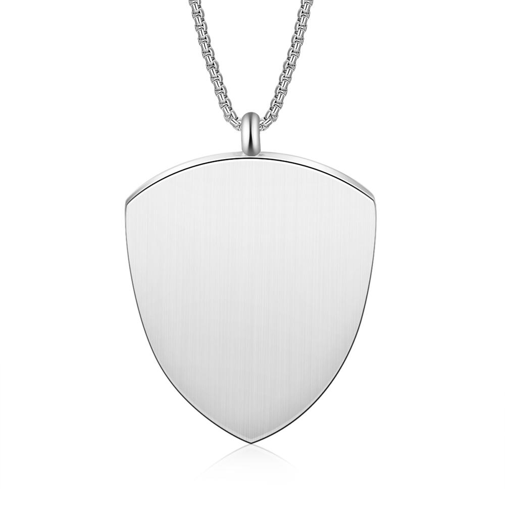 Personalized Sterling Silver Photo Necklace With Engraving