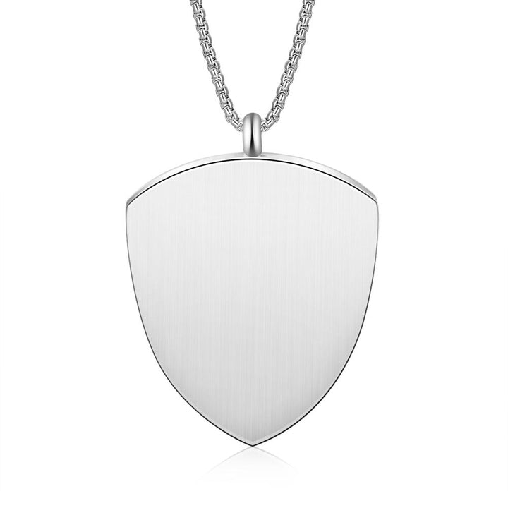 Personalized Sterling Silver Photo Necklace With Engraving