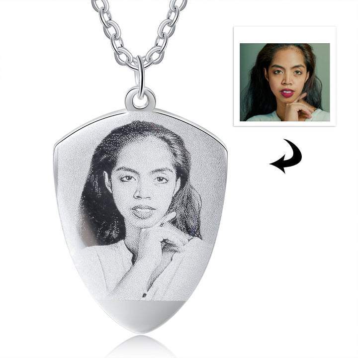custom photo necklace