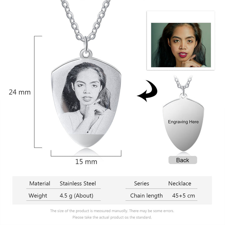Personalized Picture Necklace - Best Mother's Day Gift For Grandmom