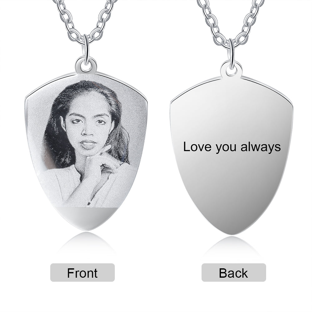 Personalized Picture Necklace - Best Mother's Day Gift For Grandmom