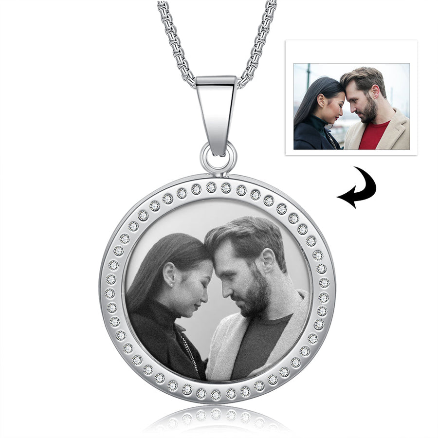 custom photo necklace