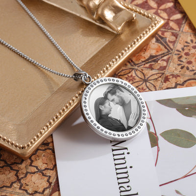 custom photo necklace for her