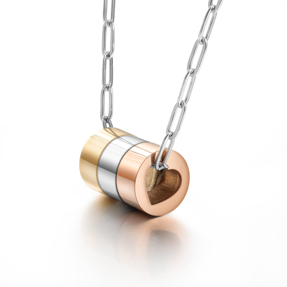 Women's Engraving Custom Name Bead Necklace With Box Chain