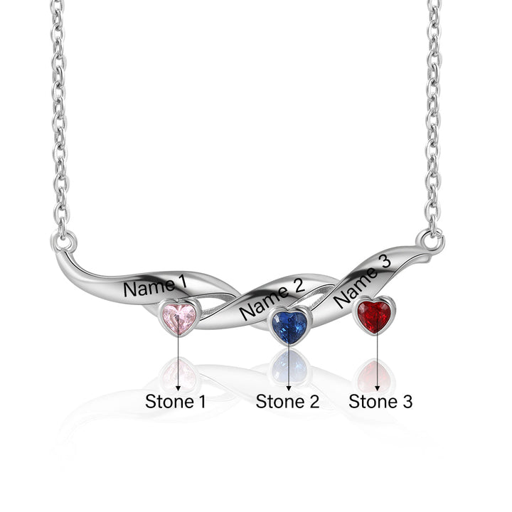 Kids Name Necklace - Custom Multi Name Necklace For Mom
