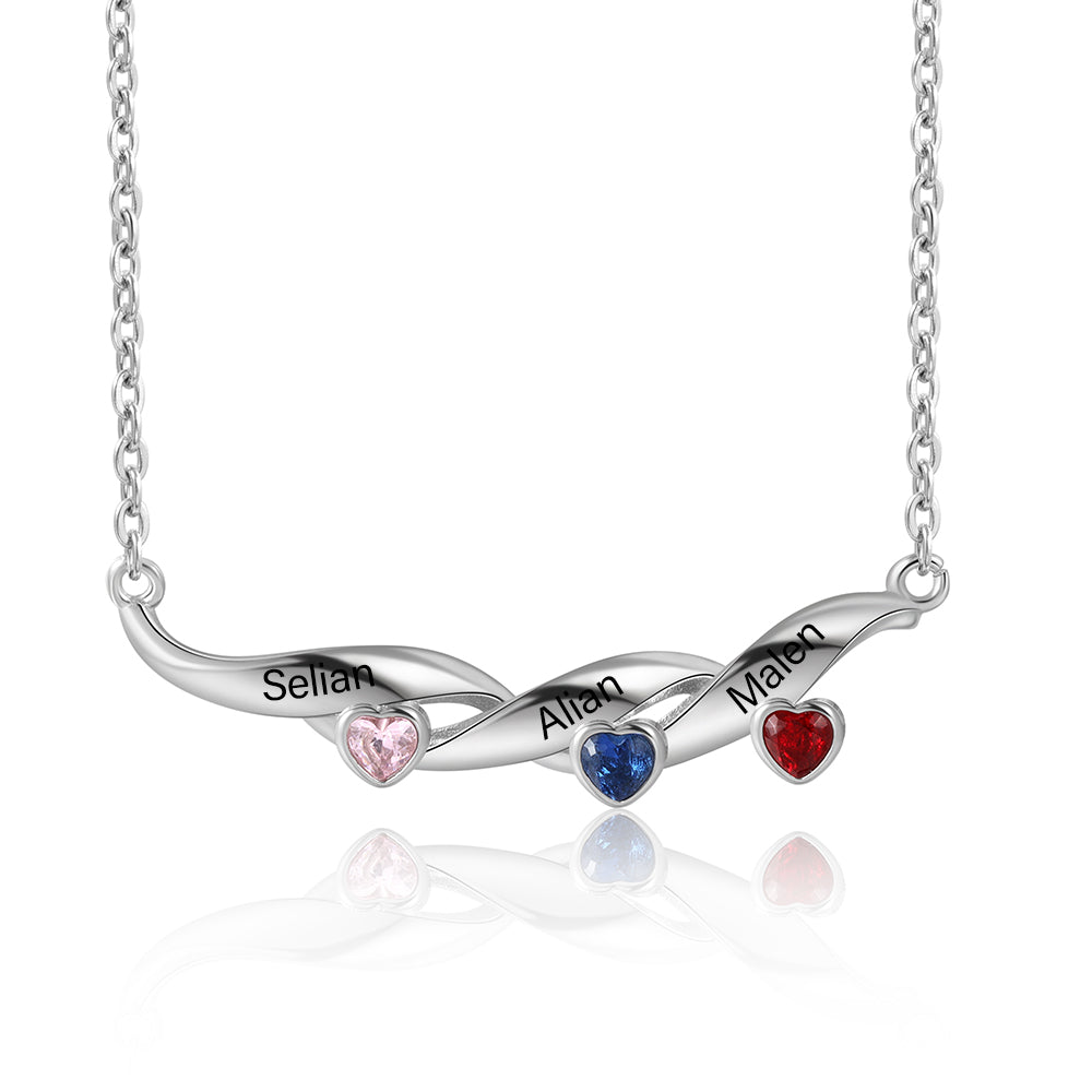 Kids Name Necklace - Custom Multi Name Necklace For Mom