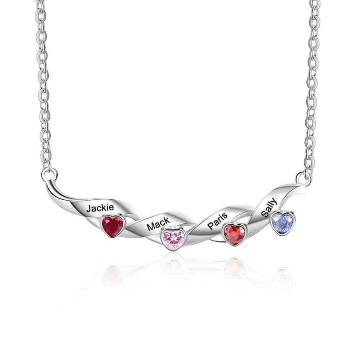 Kids Name Necklace - Custom Multi Name Necklace For Mom