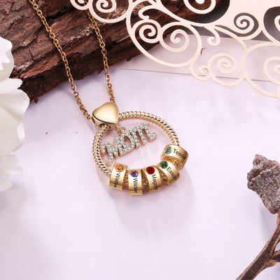 Custom Mom Name Necklace For Mom - Best Mother's Day Gift For Mom