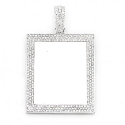 Custom Made Photo Square Medallions Necklace